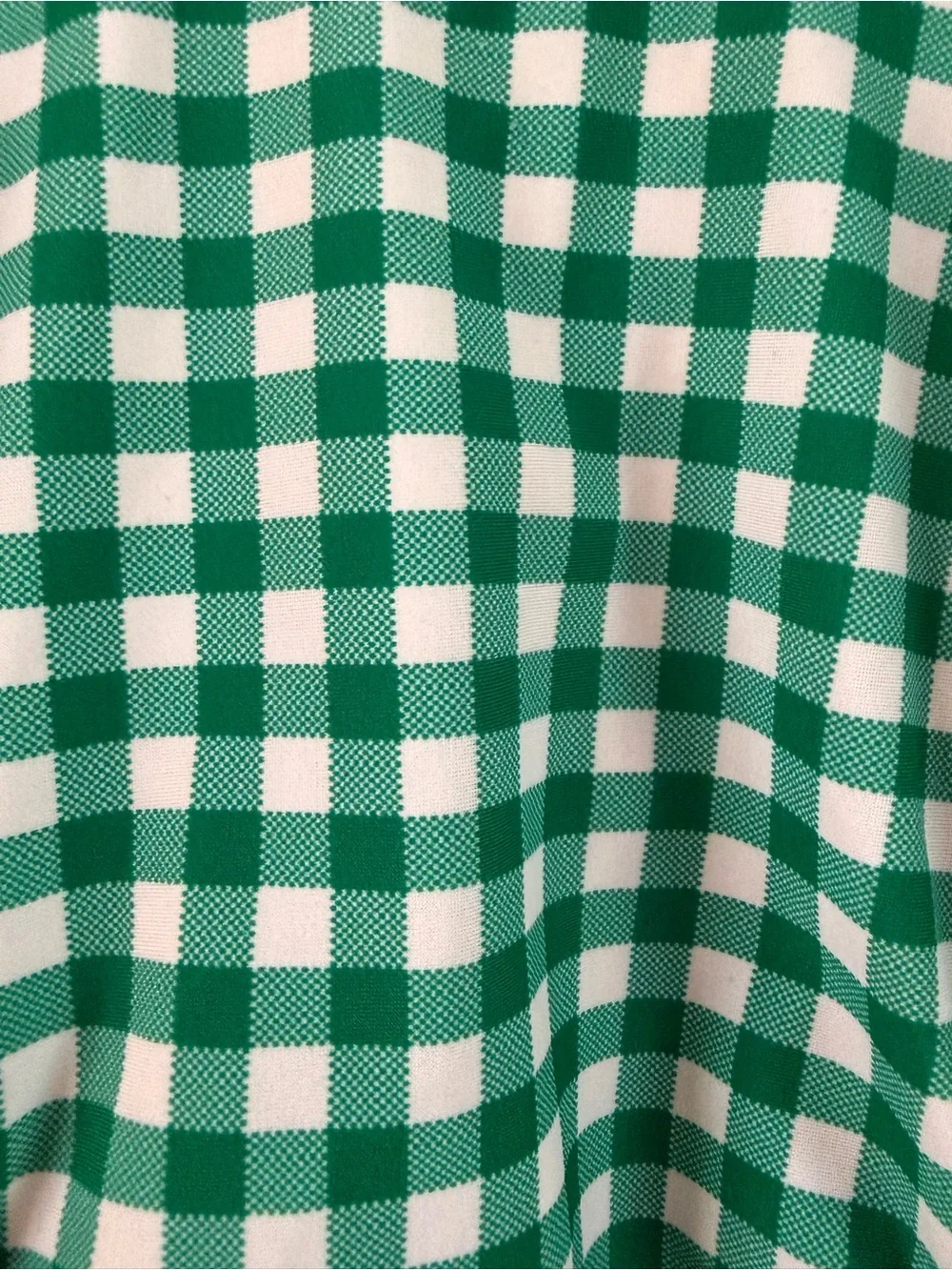 Crewcuts J. Crew Green White Gingham Swimsuit One-Piece